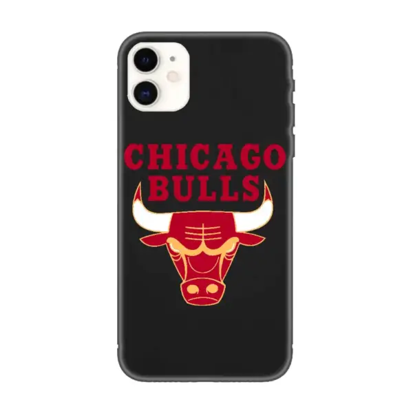 Chicago Bulls iPhone Case, Chicago Bulls Logo iPhone 15 Phone Case