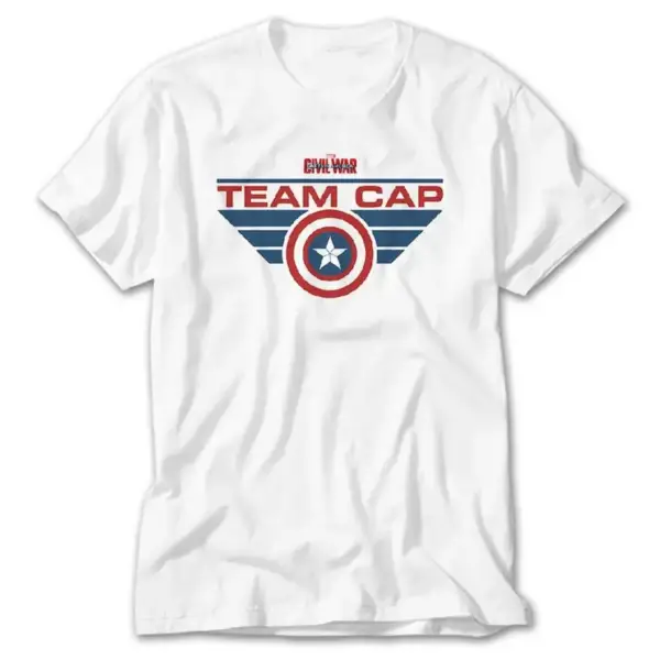 Civil War Team Cap, White T-Shirt