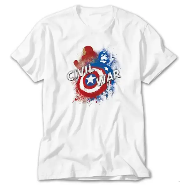 Civil War, White T-Shirt