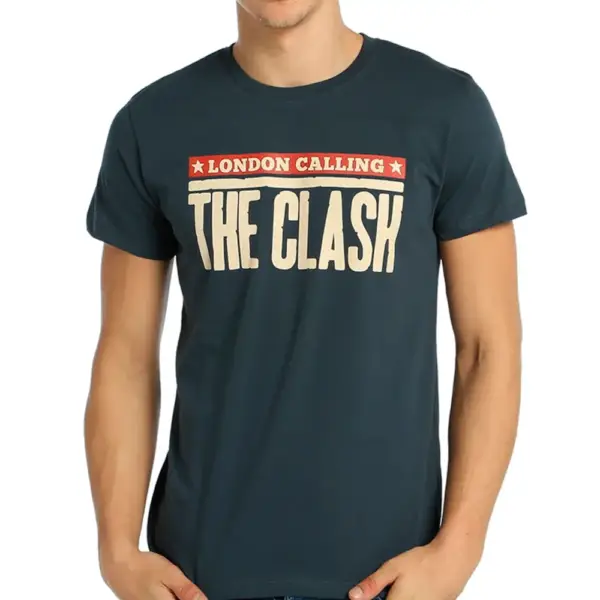 Clash London Calling Men's Charcoal T-shirt
