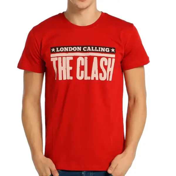 Clash London Calling Men's Red T-shirt