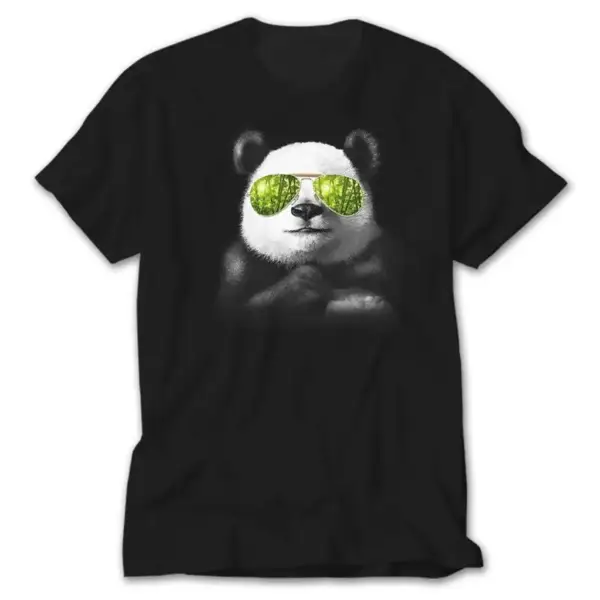 Cool Panda, Black T-Shirt