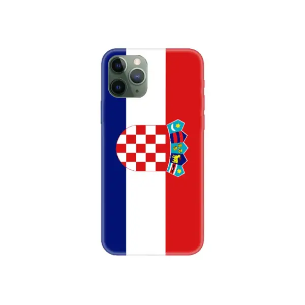 Croatia Flag iPhone Case, Croatia National Flag iPhone 15 Pro Max Phone Case