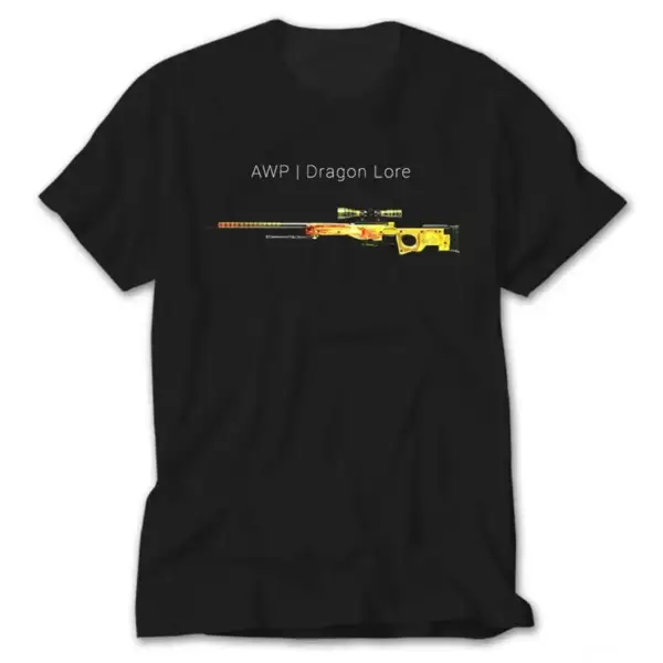 Cs Go Dragon Lore, Black T-Shirt