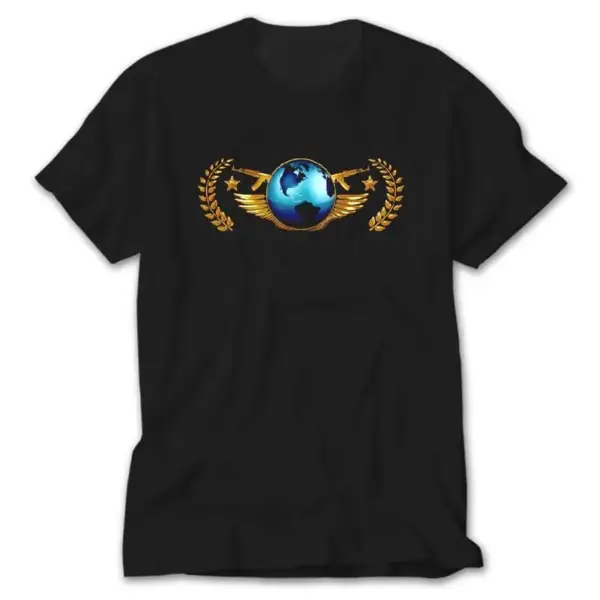 Cs Go I am a Global, Black T-Shirt