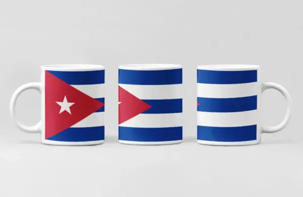 Cuba Flag Coffee Mug, Cuba Country National Flag Mug