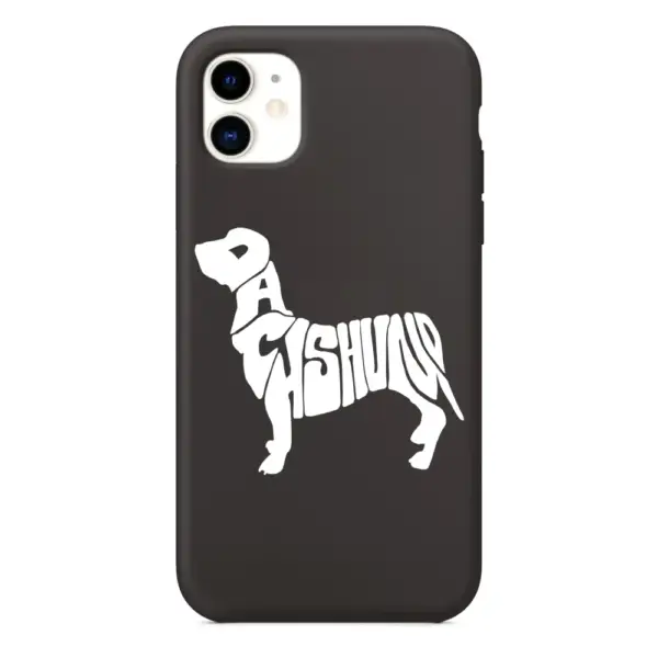 Dachshund Dog iPhone Case, Dachshund Dog Artwork iPhone 15 Phone Case
