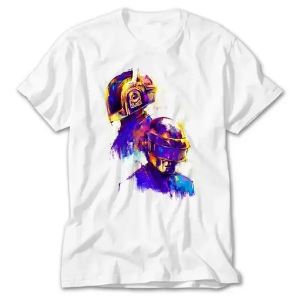 Daft Punk Twin, White T-Shirt