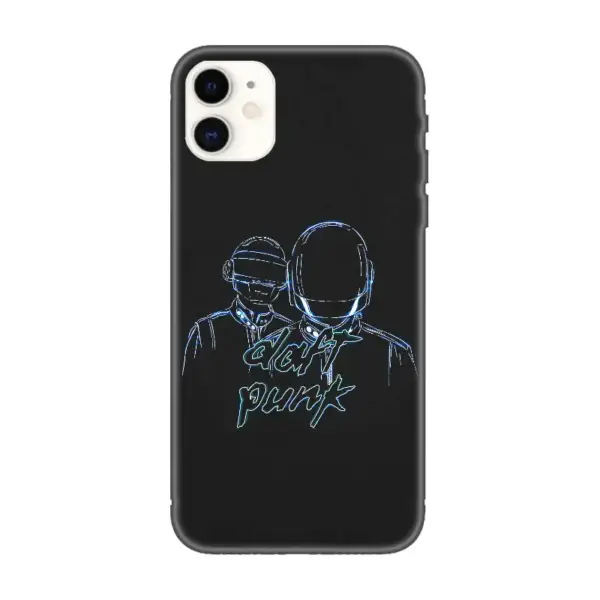 Daft Punk iPhone Case, Daft Punk Artwork iPhone 15 Phone Case