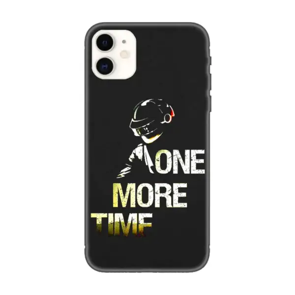 Daft Punk iPhone Case, Daft Punk One More Time iPhone 15 Phone Case
