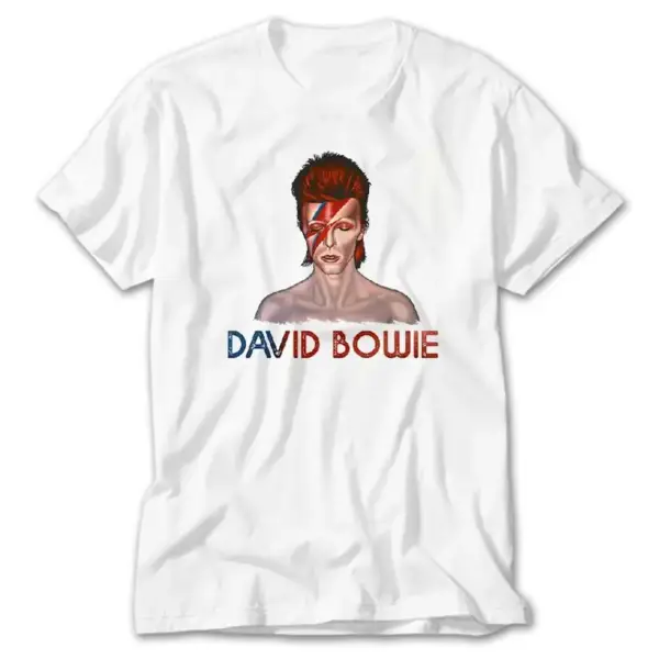 David Bowie, White T-Shirt