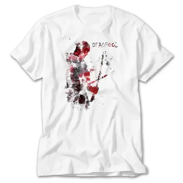 Deadpool Artwork, White T-Shirt