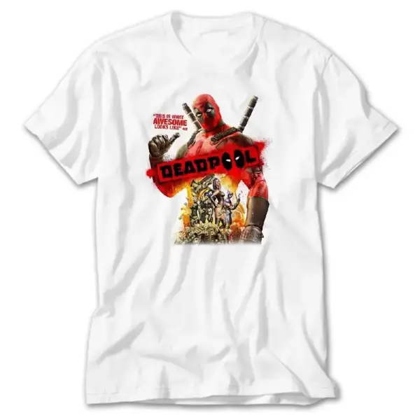 Deadpool This is What Awesome, White T-Shirt