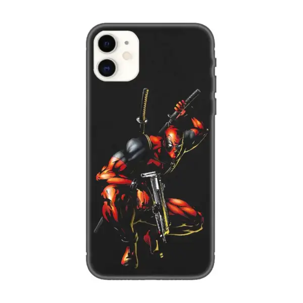 Deadpool iPhone Case, Deadpool Artwork iPhone 15 Phone Case