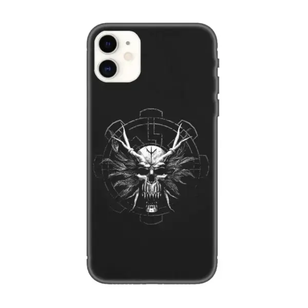 Deerskull iPhone Case, Deerskull Artwork iPhone 15 Phone Case