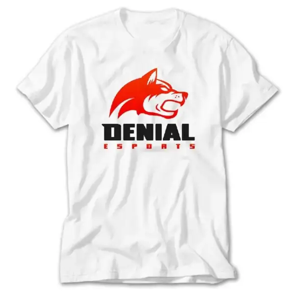 Denial E-Sport, White T-Shirt