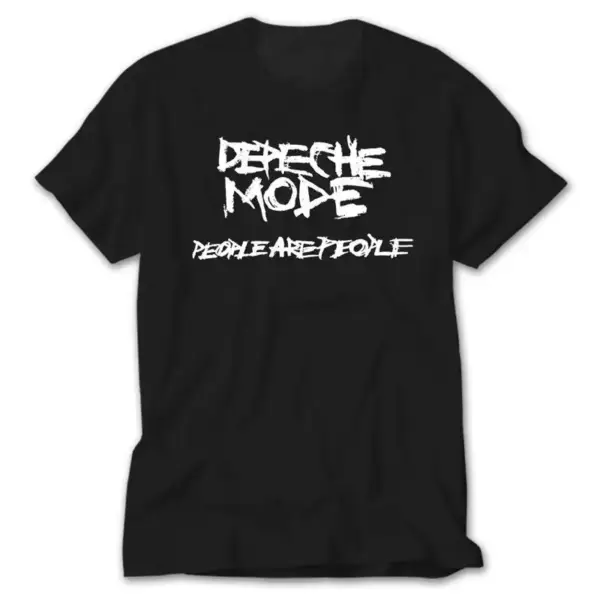 Depeche Mode People are People, Black T-Shirt