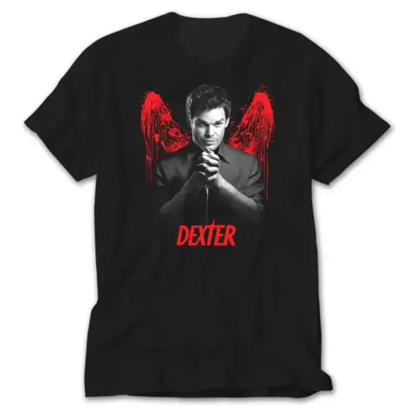 Dexter Blood Wings, Black T-Shirt