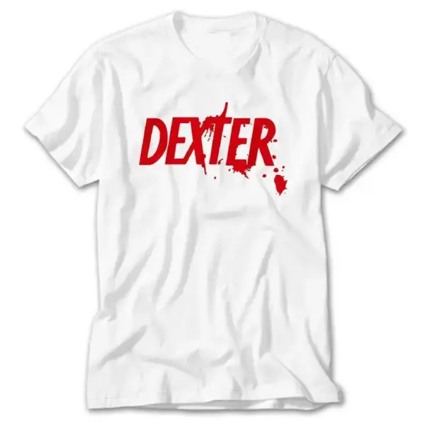 Dexter, White T-Shirt