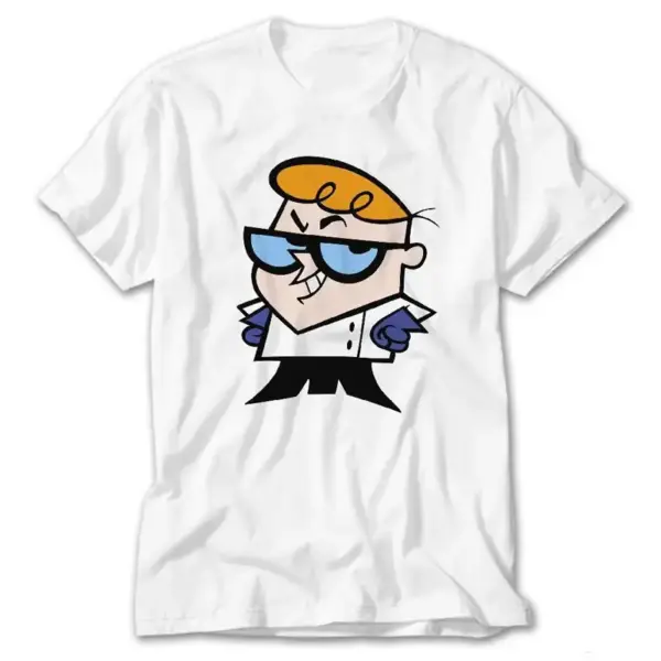 Dexter, White T-Shirt