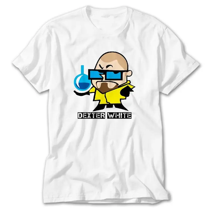 Dexter White, White T-Shirt