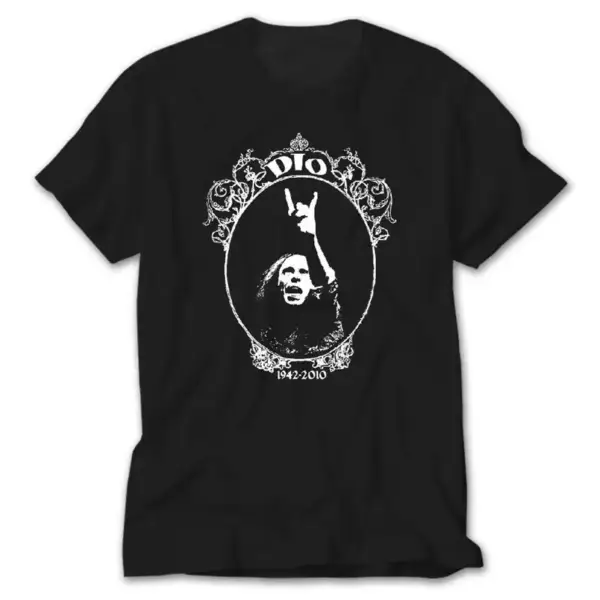 Dio 1942 - 2010, Black T-Shirt