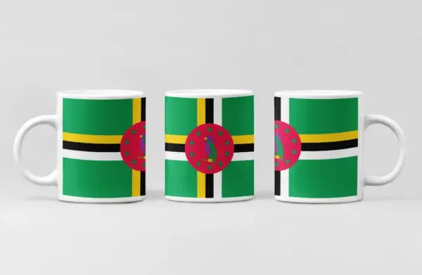 Dominica Flag Coffee Mug, Dominica Country National Flag Mug