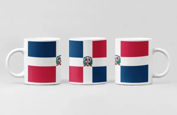 Dominican Republic Flag Coffee Mug, Dominican Republic Country National Flag Mug