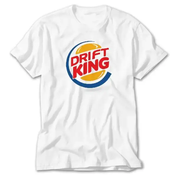 Drift King 1, White T-Shirt