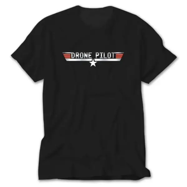 Drone Pilot, Black T-Shirt