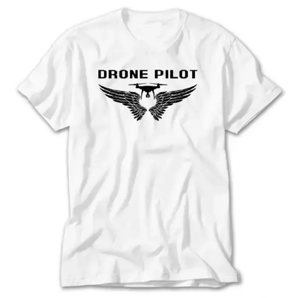 Drone Pilot, White T-Shirt