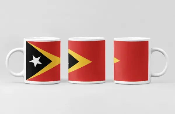East Timor Flag Coffee Mug, East Timor Country National Flag Mug
