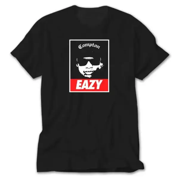 Eazy E Obey, Black T-Shirt