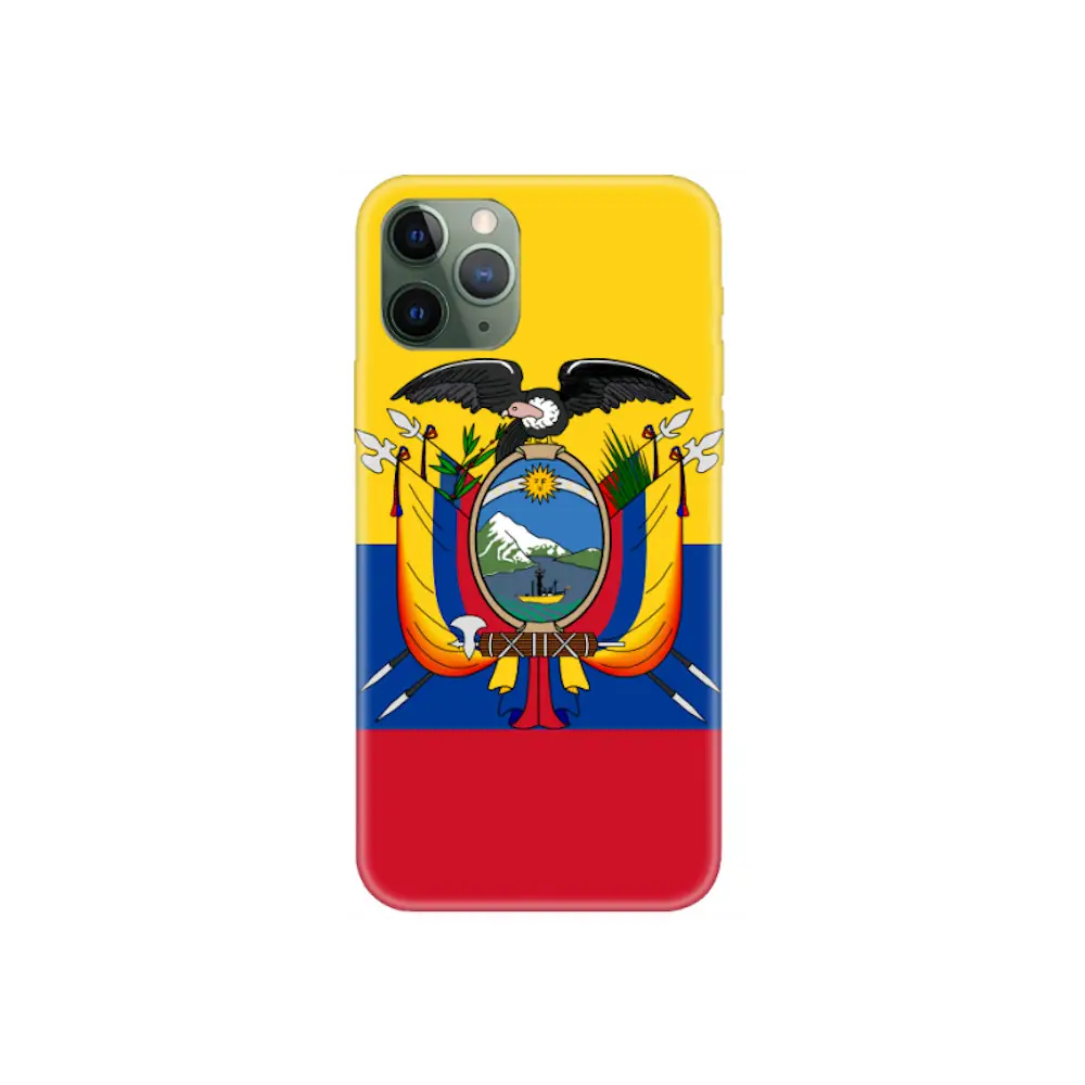 Ecuador Flag iPhone Case, Ecuador National Flag iPhone 15 Pro Max Phone Case
