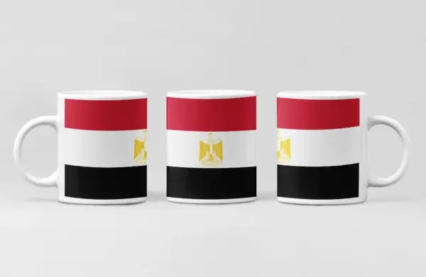 Egypt Flag Coffee Mug, Egypt Country National Flag Mug