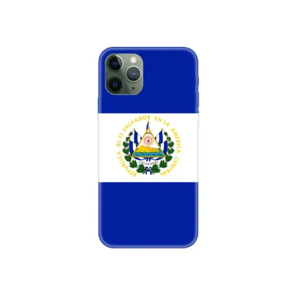 El Salvador Flag iPhone Case, El Salvador National Flag iPhone 15 Pro Max Phone Case
