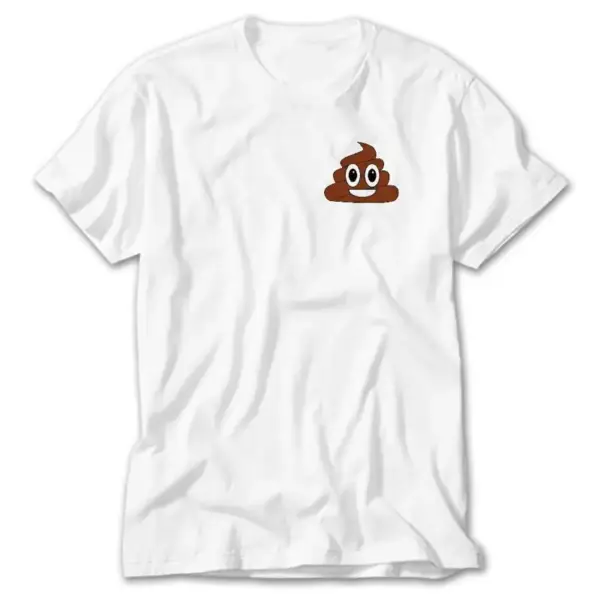 Emoji Shit, White T-Shirt