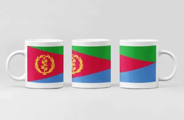 Eritrea Flag Coffee Mug, Eritrea Country National Flag Mug