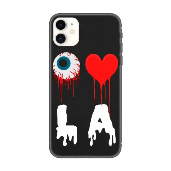Eye Love LA iPhone Case, Eye Love LA Artwork iPhone 15 Phone Case