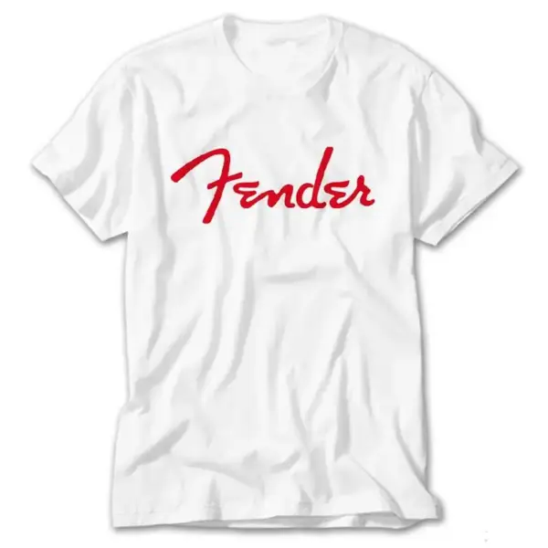 Fender, White T-Shirt