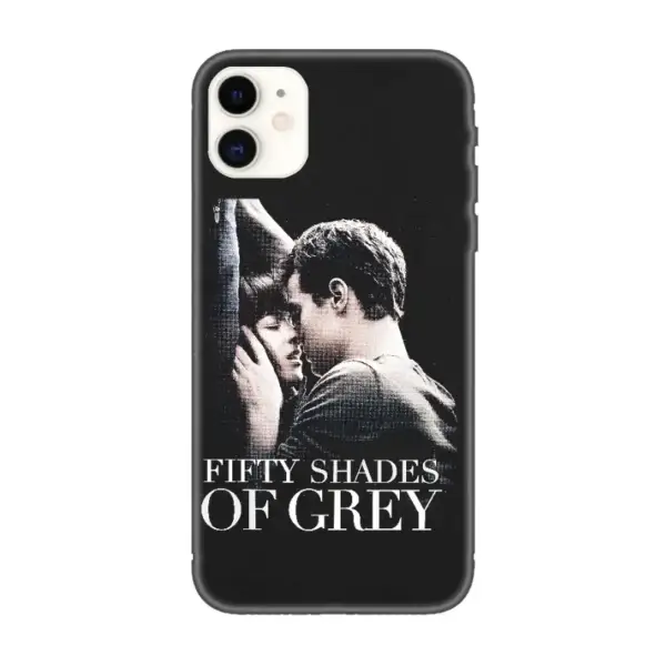 Fifty Shades of Grey iPhone Case, Fifty Shades of Grey Artwork iPhone 15 Phone Case
