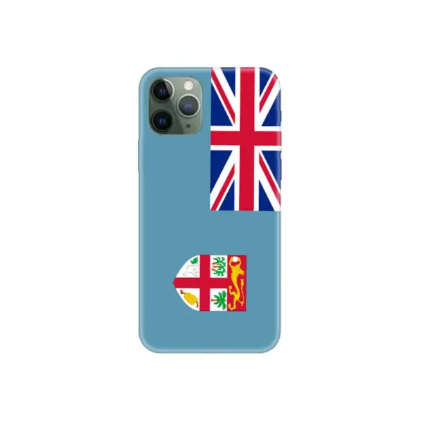 Fiji Flag iPhone Case, Fiji National Flag iPhone 15 Pro Max Phone Case