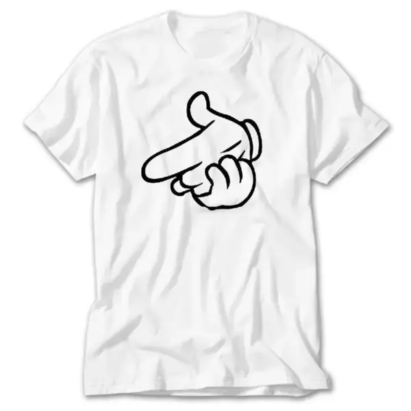 Finger Point, White T-Shirt