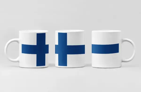 Finland Flag Coffee Mug, Finland Country National Flag Mug