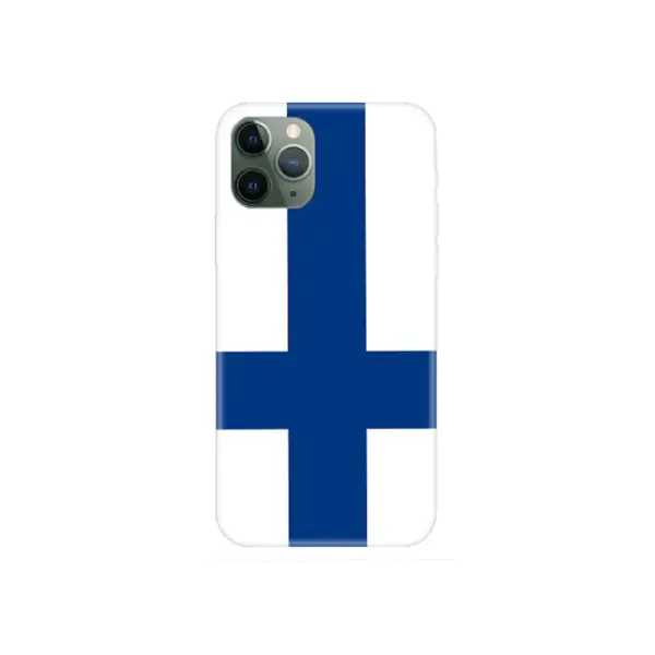 Finland Flag iPhone Case, Finland National Flag iPhone 15 Pro Max Phone Case
