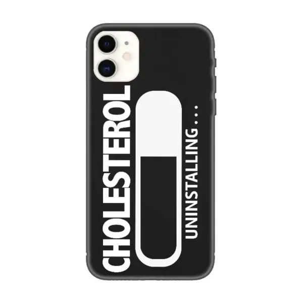 Fitness iPhone Case, Fitness Cholesterol iPhone 15 Phone Case