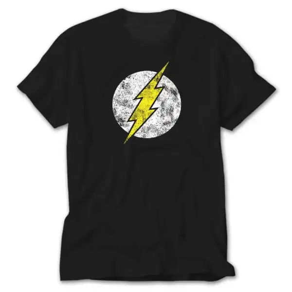 Flash Logo, Black T-Shirt