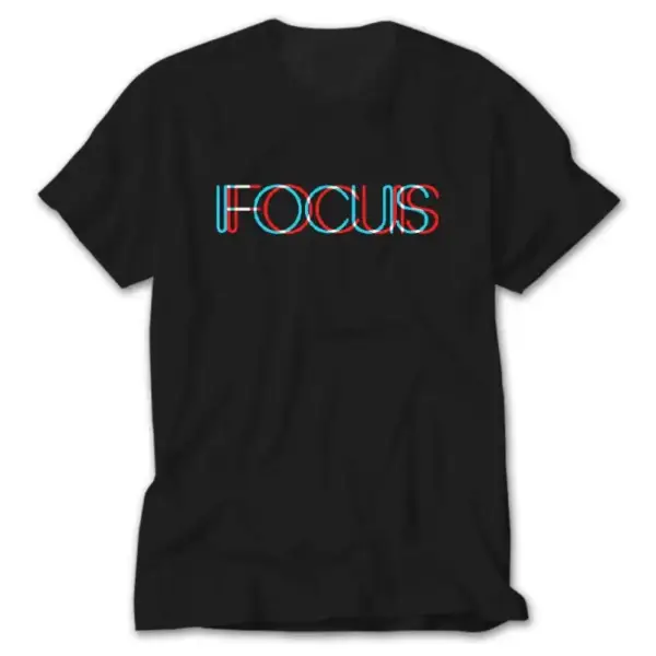 Focus Black T-Shirt