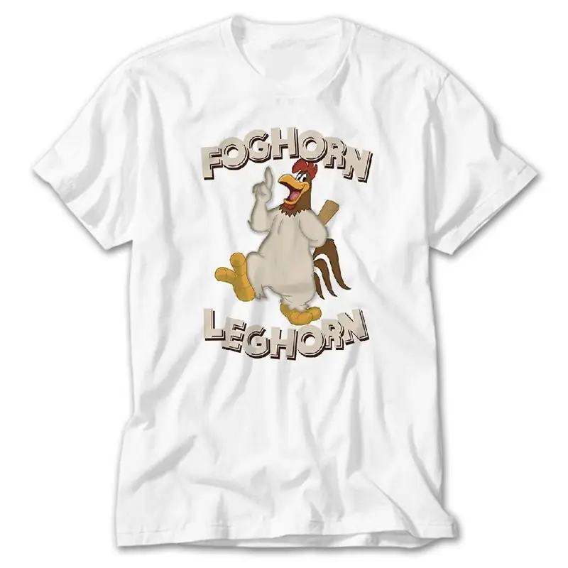 Foghorn Leghorn, White T-Shirt