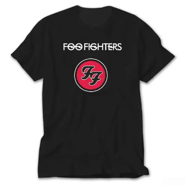 Foo Fighters FF Logo, Black T-Shirt